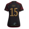 Officiële Voetbalshirt Duitsland Niklas Sule 15 Uit WK 2022 - Dames